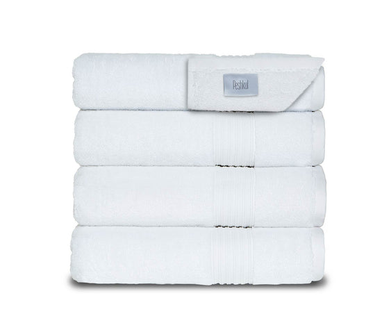 Peshkul Turkish Bathroom Towels, Best Bath Towels Spa& Luxury Hotel | 100%  Cotton 27x54 |Set of 4 Soft Bath Towels for Bathrooms | Super Absorbent 